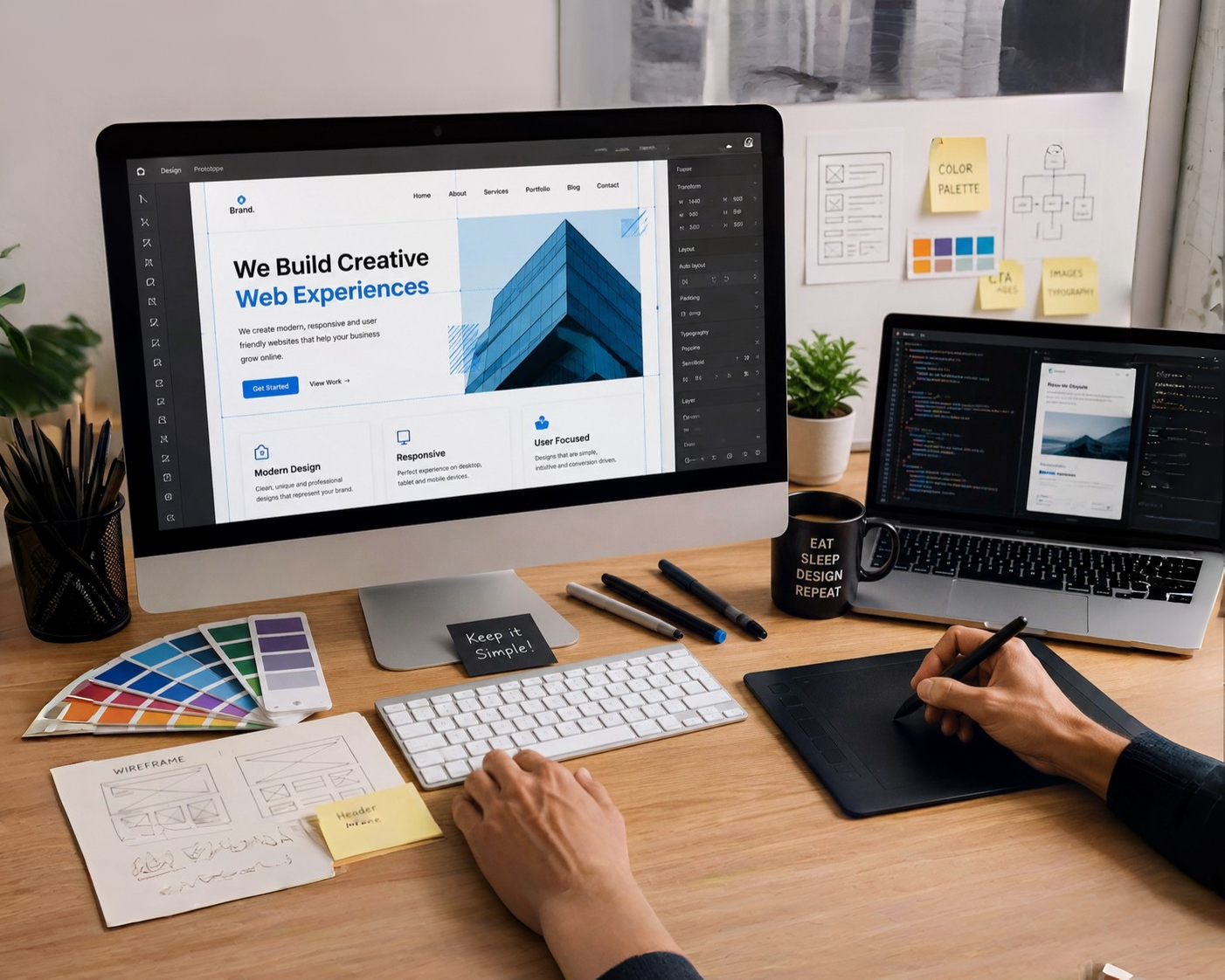web design description image
